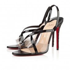 Christian Louboutin Coup De Bleu 100 mm sandalen zwart Christian Louboutin Coup De Bleu 100 mm sandalen zwart