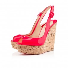 Christian Louboutin Une pluim 140 mm wiggen Rose Paris