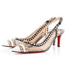 Christian Louboutin Manovra 80mm sandalen wit