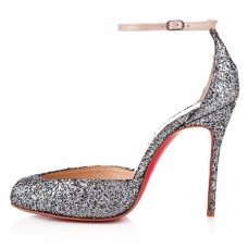 Christian Louboutin Tres Decollete 100mm Pumps Grijs