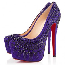 Christian Louboutin Decorapump 160mm Pumps Paars Christian Louboutin Decorapump 160mm Pumps Paars