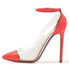 Christian Louboutin Bis Un Bout 120mm Pumps Rood Christian Louboutin Bis Un Bout 120mm Pumps Rood