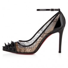 Christian Louboutin Picks And Co 100mm Pumps Zwart Christian Louboutin Picks And Co 100mm Pumps Zwart