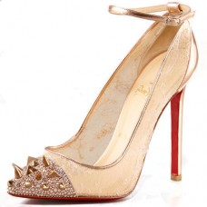 Christian Louboutin Picks And Co 120mm Pumps Goud Christian Louboutin Picks And Co 120mm Pumps Goud
