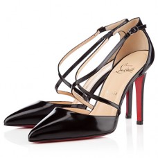 Christian Louboutin Crosspiga pumps 120 mm zwart Christian Louboutin Crosspiga pumps 120 mm zwart