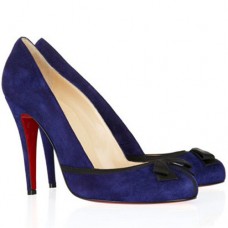 Christian Louboutin Lavallière pumps 100 mm blauw