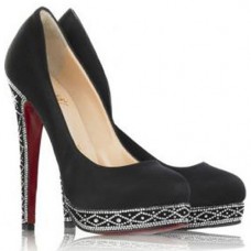 Christian Louboutin Eugenie pumps van 120 mm, zwart
