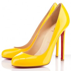Christian Louboutin Lady Lynch pumps 120 mm geel
