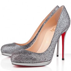 Christian Louboutin Filo 120mm pumps zilver