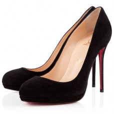 Christian Louboutin Filo pumps van 120 mm, zwart.