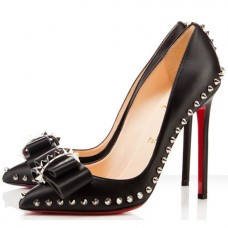 Christian Louboutin Lucifer Bow pumps 120mm zwart Christian Louboutin Lucifer Bow pumps 120mm zwart