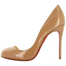 Christian Louboutin Helmour 100 mm pompen karamel