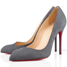 Christian Louboutin Corneille pumps 100 mm grijs