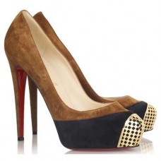 Christian Louboutin Maggie pumps 140 mm bruin Christian Louboutin Maggie pumps 140 mm bruin