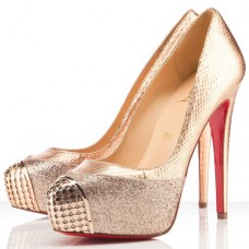 Christian Louboutin Maggie pumps 140 mm goud Christian Louboutin Maggie pumps 140 mm goud