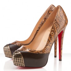 Christian Louboutin Maggie pumps 140 mm bruin Christian Louboutin Maggie pumps 140 mm bruin