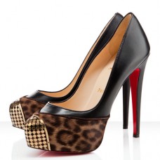 Christian Louboutin Maggie pumps van 140 mm met luipaardprint Christian Louboutin Maggie pumps van 140 mm met luipaardprint
