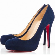 Christian Louboutin Rolando 120mm Pumps Marineblauw