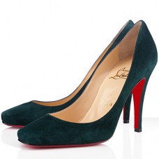 Christian Louboutin Particule 100mm Pumps Groen