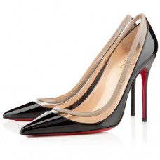 Christian Louboutin Paulina pumps van 100 mm, zwart. Christian Louboutin Paulina pumps van 100 mm, zwart.