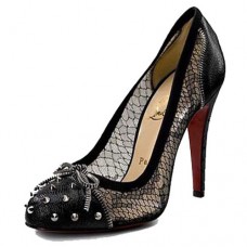 Christian Louboutin Candy Lace Pumps 120mm Zwart
