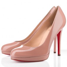Christian Louboutin nieuwe eenvoudige pumps van 120 mm in nude Christian Louboutin nieuwe eenvoudige pumps van 120 mm in nude