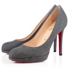 Christian Louboutin nieuwe eenvoudige pumps van 120 mm, grijs Christian Louboutin nieuwe eenvoudige pumps van 120 mm, grijs