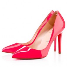 Christian Louboutin Pigalle 100mm pumps rood Christian Louboutin Pigalle 100mm pumps rood