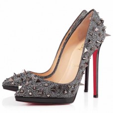 Christian Louboutin Pigalili Plato pumps 140 mm grijs Christian Louboutin Pigalili Plato pumps 140 mm grijs