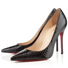 Christian Louboutin Decollete 554 100mm Pumps Zwart Christian Louboutin Decollete 554 100mm Pumps Zwart