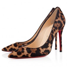 Christian Louboutin Decollete 554 100mm Pumps Luipaardprint Christian Louboutin Decollete 554 100mm Pumps Luipaardprint