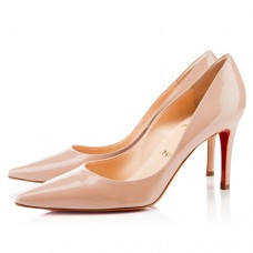 Christian Louboutin nieuwe Decoltissimo 80mm pumps in nude Christian Louboutin nieuwe Decoltissimo 80mm pumps in nude