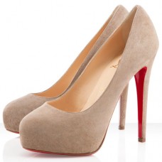 Christian Louboutin Miss Clichy pumps van 140 mm in de kleur taupe Christian Louboutin Miss Clichy pumps van 140 mm in de kleur taupe