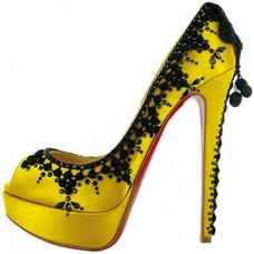 Christian Louboutin Torero 140mm Peep Toe Pumps Citroengeel Christian Louboutin Torero 140mm Peep Toe Pumps Citroengeel