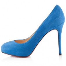 Christian Louboutin New Declic 120mm Pumps Blauw Christian Louboutin New Declic 120mm Pumps Blauw
