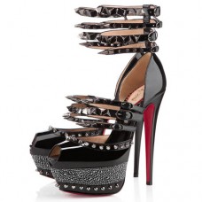 Christian Louboutin Isolde 160mm Peep Toe Pumps Zwart
