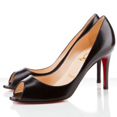 Christian Louboutin You You 80mm Peep Toe Pumps Zwart