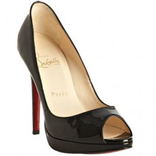 Christian Louboutin Yolanda 120mm Peep Toe Pumps Zwart Christian Louboutin Yolanda 120mm Peep Toe Pumps Zwart