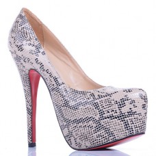Christian Louboutin Daffodile Lace 160mm Platforms Grijs