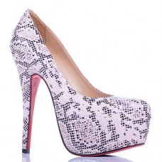 Christian Louboutin Daffodile Lace 160mm Platforms Wit