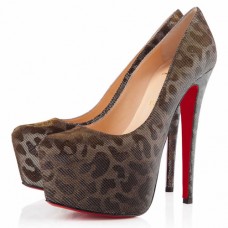 Christian Louboutin Daffodile 160mm platformschoenen goud