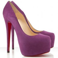 Christian Louboutin Daffodile 160mm platformschoenen in pruimkleur