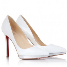 Christian Louboutin Pigalle Plato pumps 120 mm wit