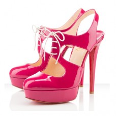 Christian Louboutin Lassaqi Pumps 140mm Rose Matador