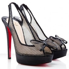 Christian Louboutin Exclu 140mm Slingbacks Zwart