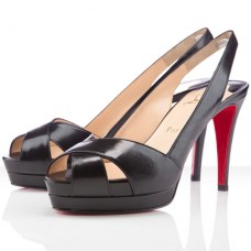 Christian Louboutin Soso 120mm Slingbacks Zwart