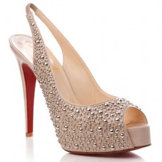 Christian Louboutin Star Prive 120mm Slingbacks Roze