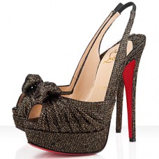 Christian Louboutin Jenny 140mm Slingbacks Zwart