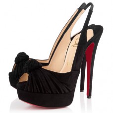 Christian Louboutin Jenny 140mm Special Occasion Zwart