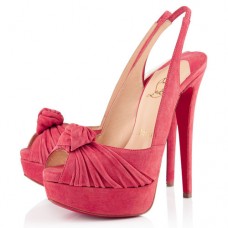 Christian Louboutin Jenny 140mm Slingbacks Rose Paris